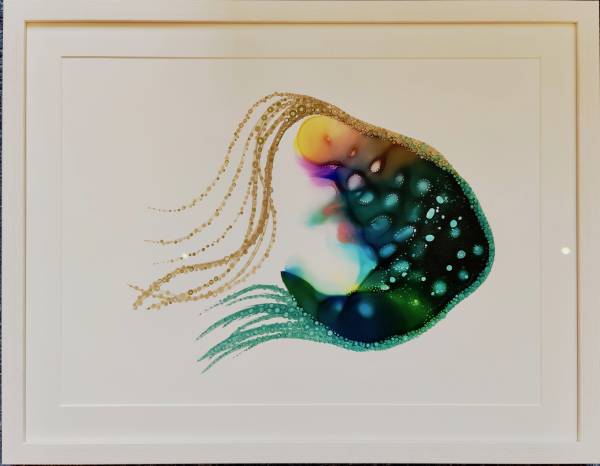 - on Ink, Painting by Jenny Bunt, measuring 35 x 25 cm (H x W) framed at 51 x 41 cm £250